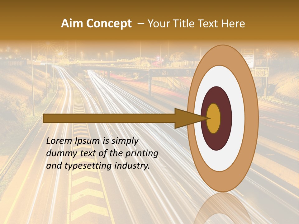 Logistics Life Dusk PowerPoint Template