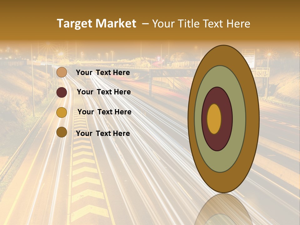 Logistics Life Dusk PowerPoint Template