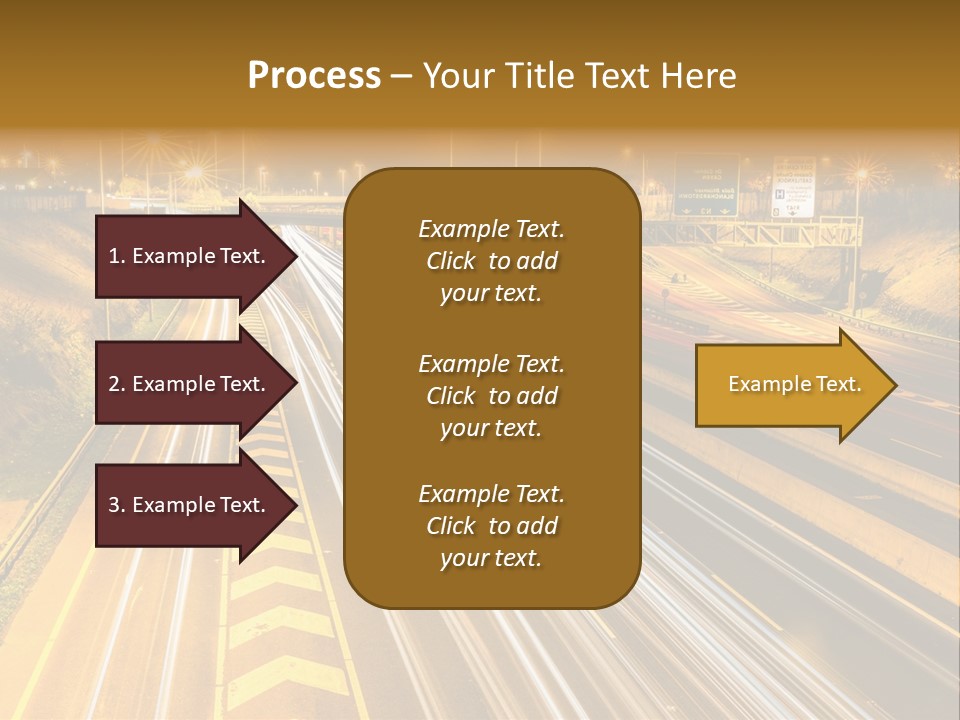 Logistics Life Dusk PowerPoint Template