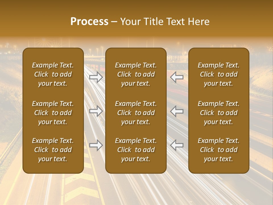 Logistics Life Dusk PowerPoint Template