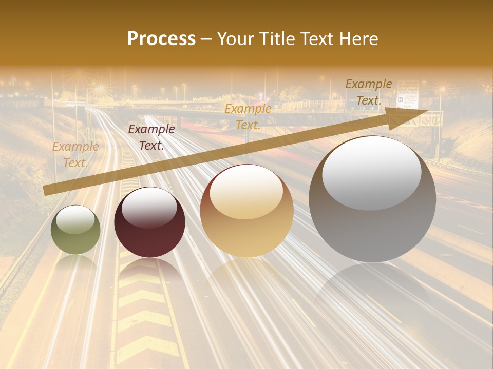 Logistics Life Dusk PowerPoint Template