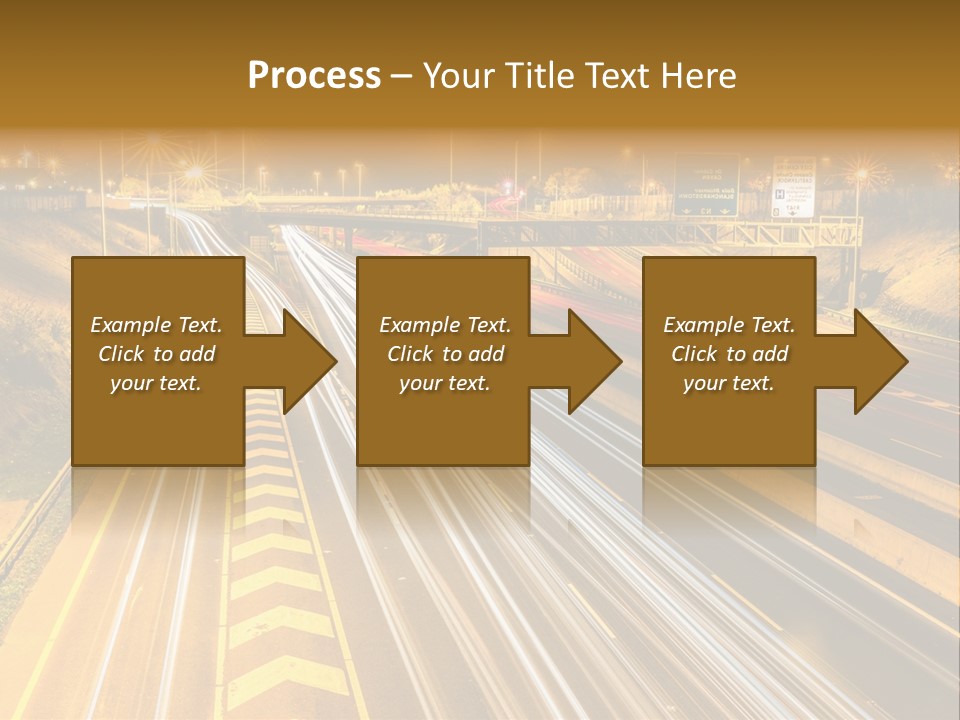 Logistics Life Dusk PowerPoint Template