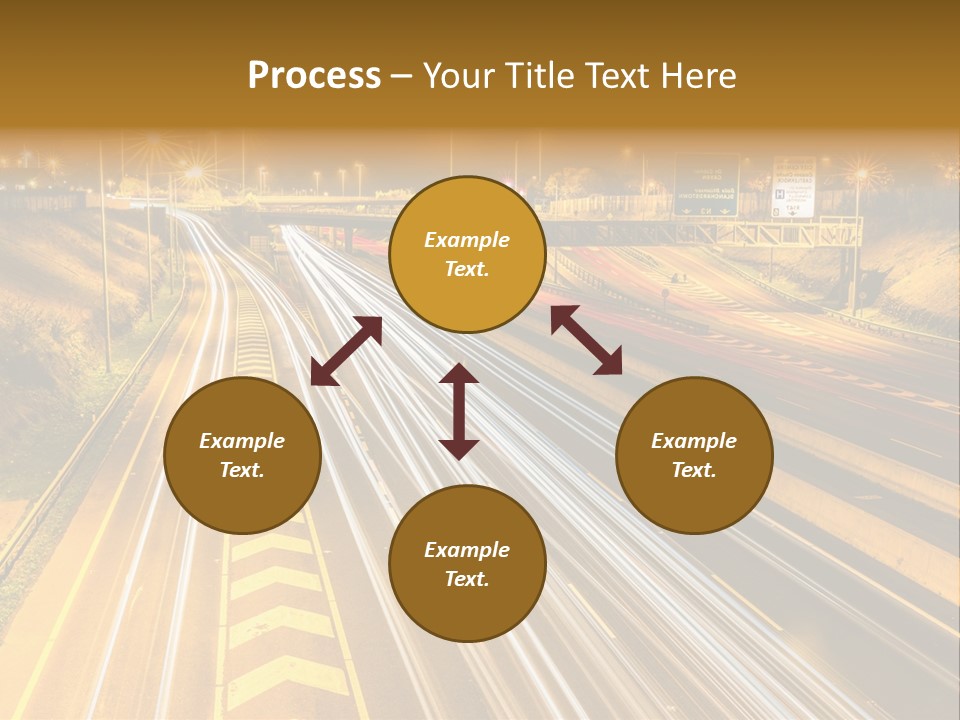 Logistics Life Dusk PowerPoint Template