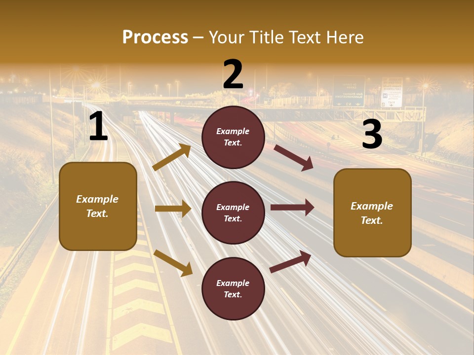 Logistics Life Dusk PowerPoint Template