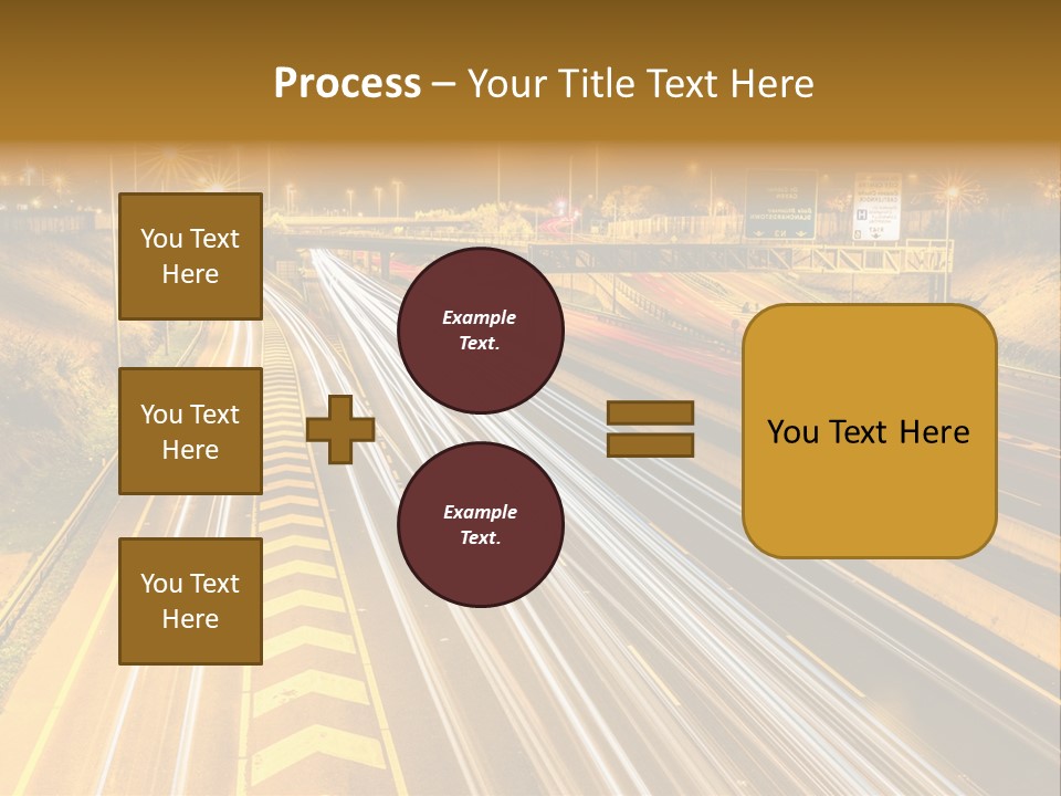Logistics Life Dusk PowerPoint Template