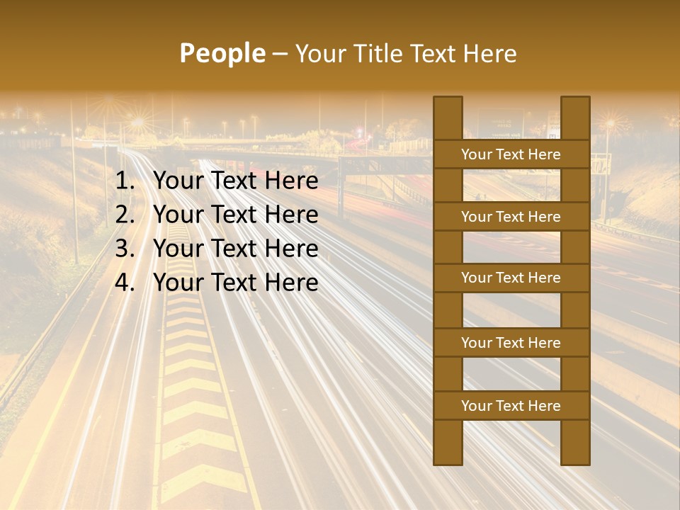 Logistics Life Dusk PowerPoint Template