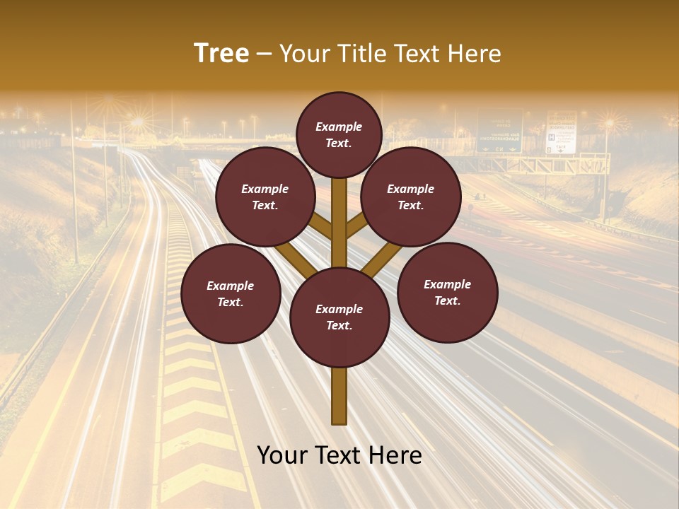 Logistics Life Dusk PowerPoint Template