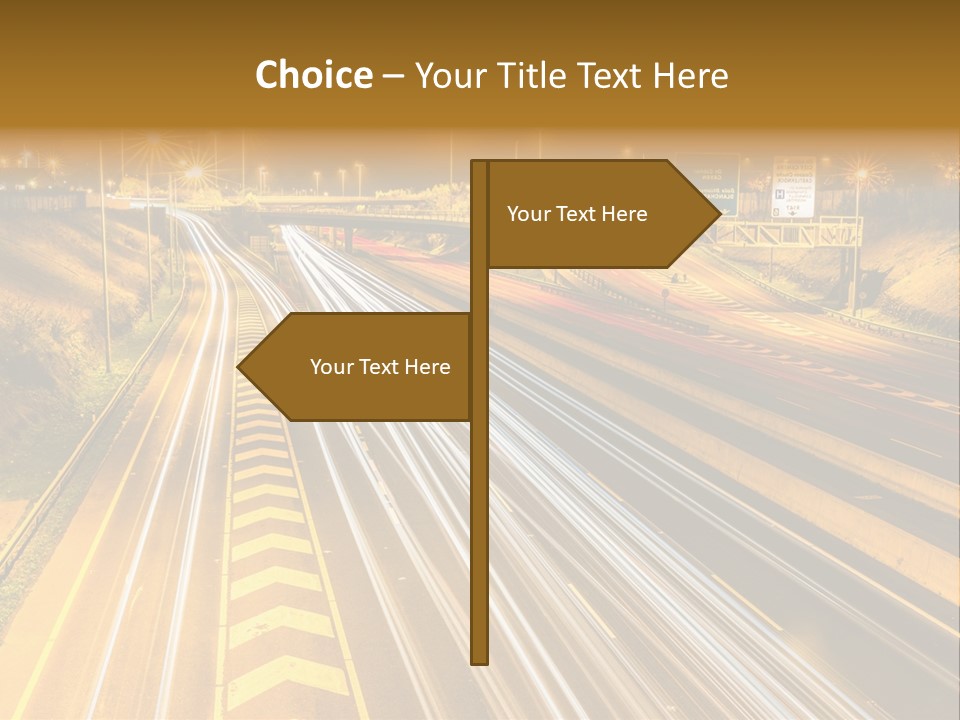 Logistics Life Dusk PowerPoint Template