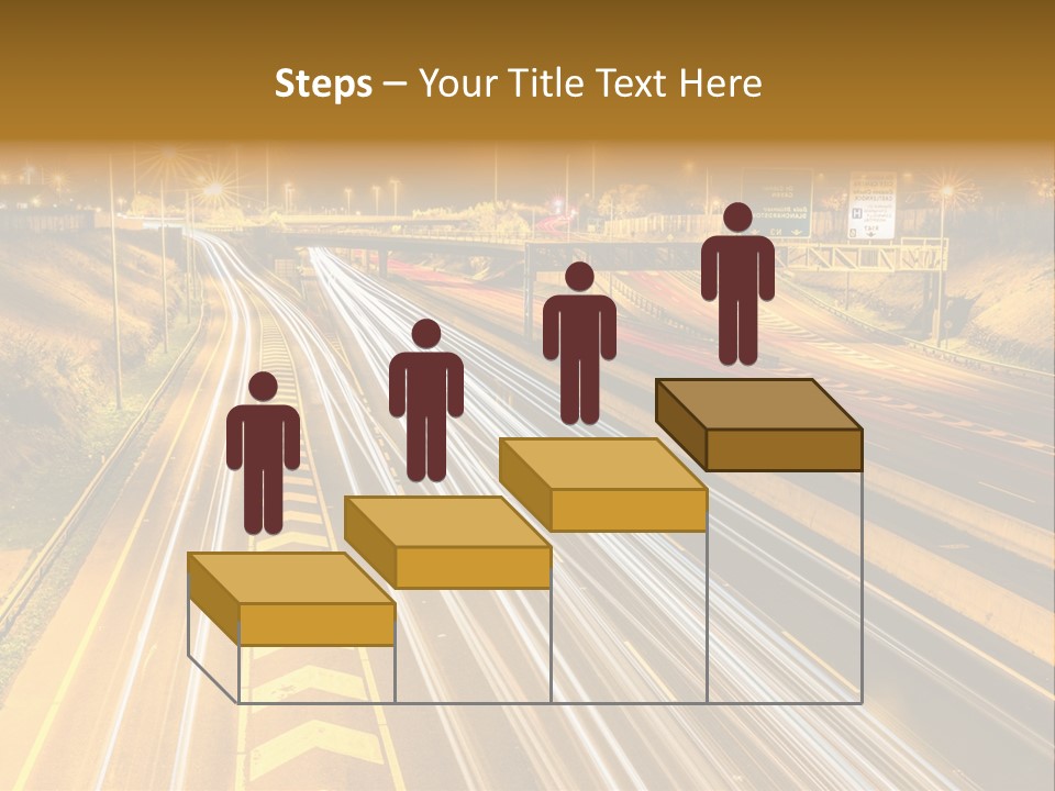 Logistics Life Dusk PowerPoint Template