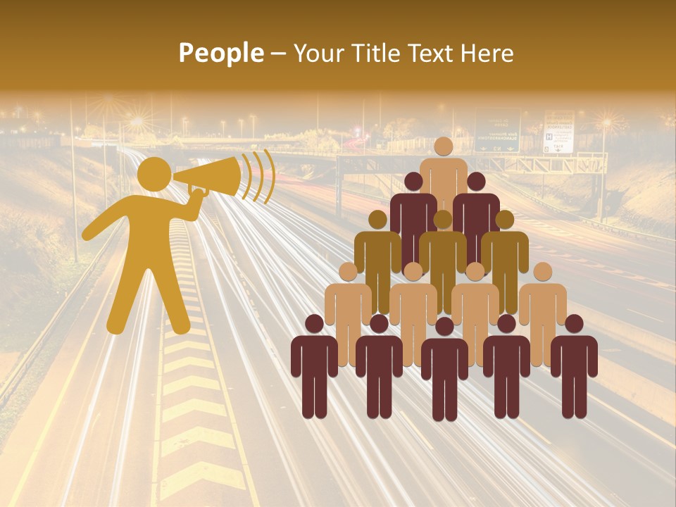 Logistics Life Dusk PowerPoint Template