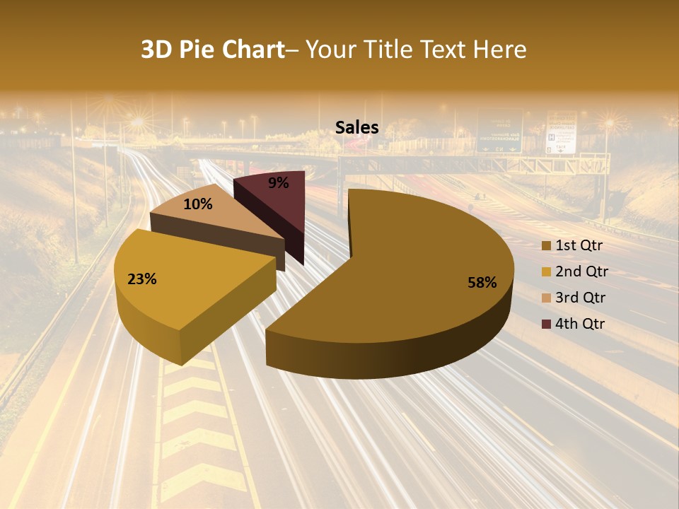 Logistics Life Dusk PowerPoint Template