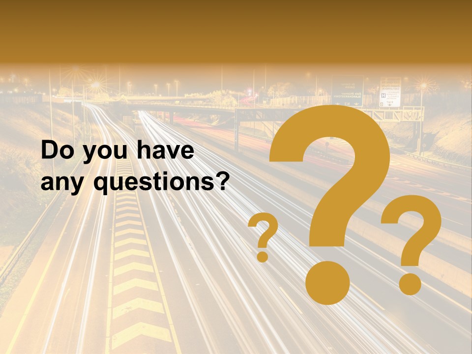 Logistics Life Dusk PowerPoint Template