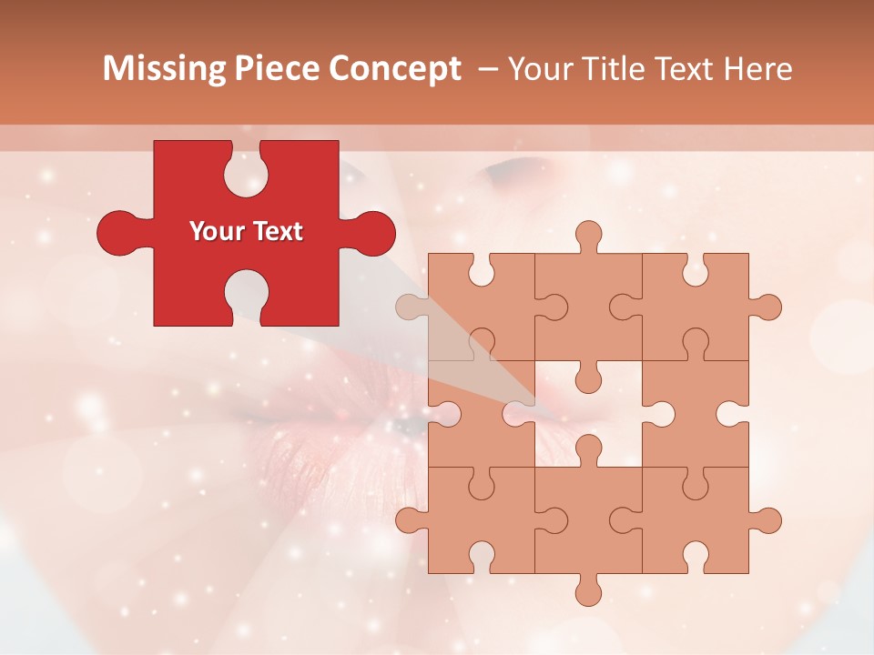 Lipstick Closeup Mop PowerPoint Template