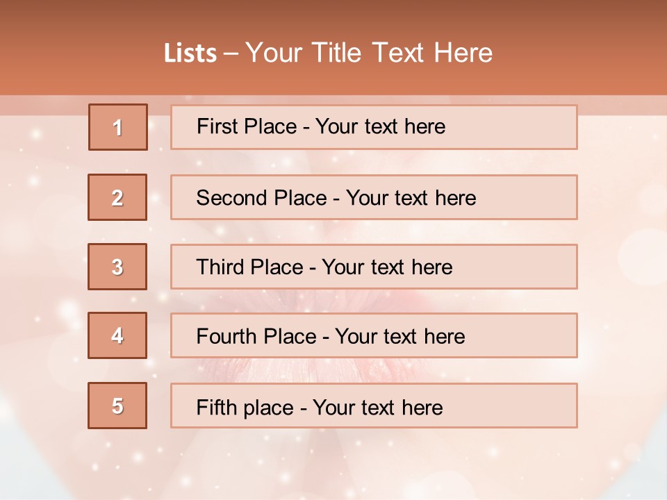 Lipstick Closeup Mop PowerPoint Template