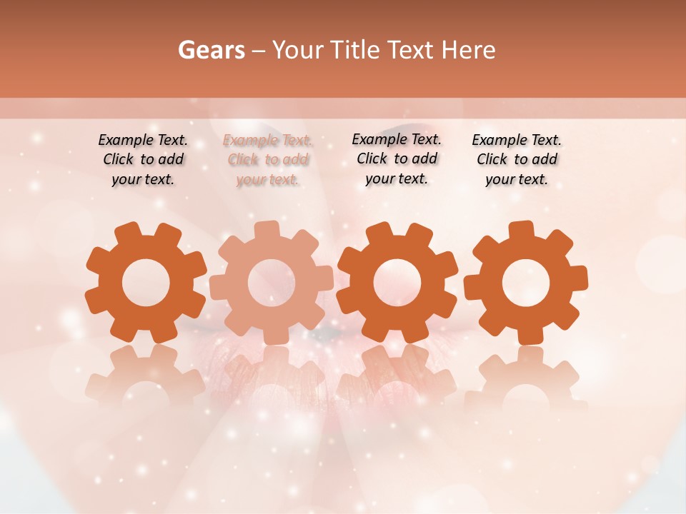 Lipstick Closeup Mop PowerPoint Template