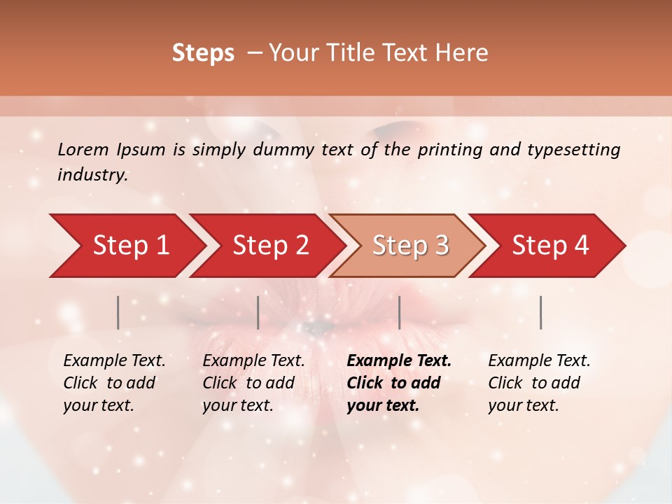 Lipstick Closeup Mop PowerPoint Template