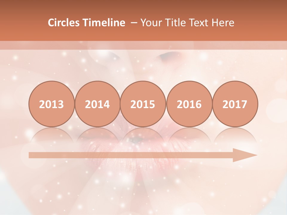 Lipstick Closeup Mop PowerPoint Template