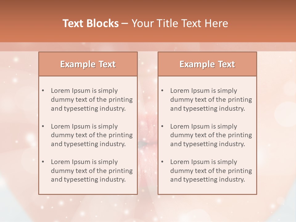 Lipstick Closeup Mop PowerPoint Template