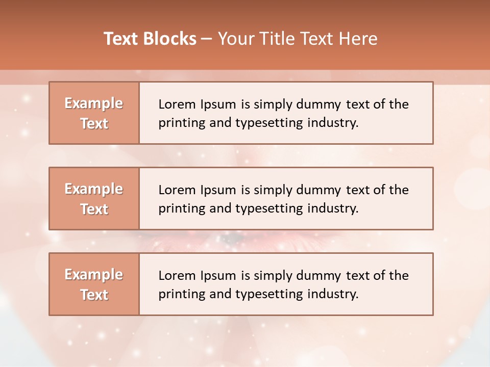 Lipstick Closeup Mop PowerPoint Template