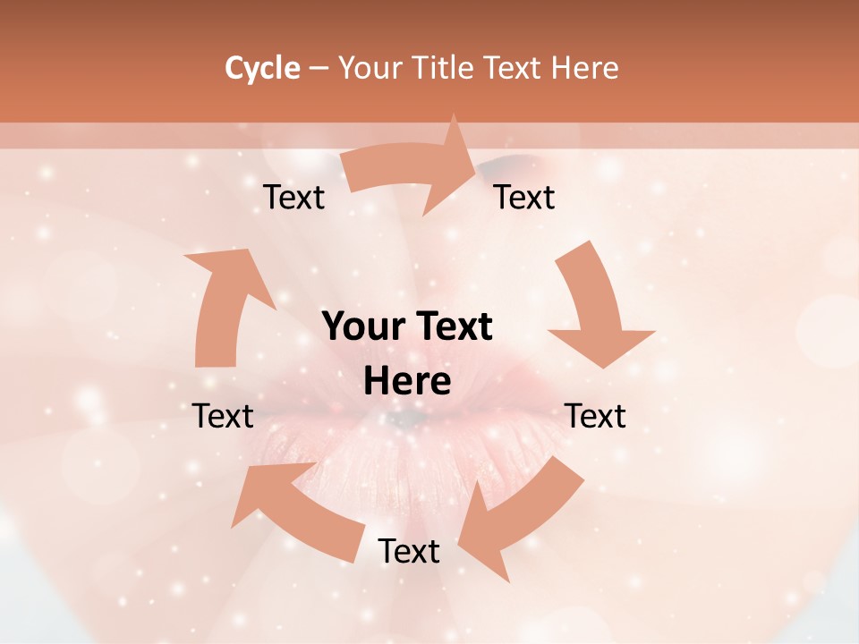 Lipstick Closeup Mop PowerPoint Template