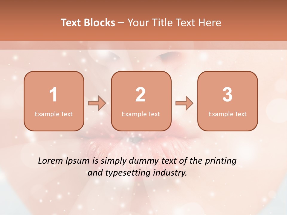 Lipstick Closeup Mop PowerPoint Template