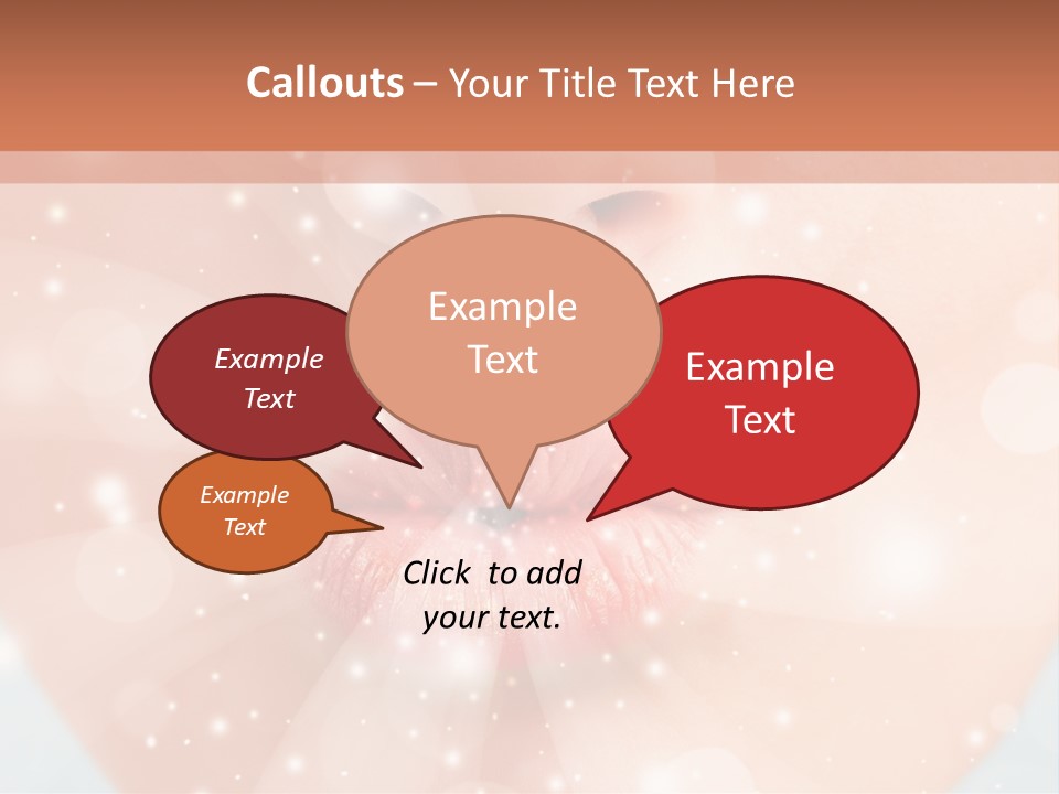 Lipstick Closeup Mop PowerPoint Template