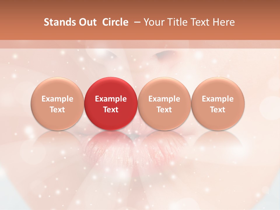 Lipstick Closeup Mop PowerPoint Template