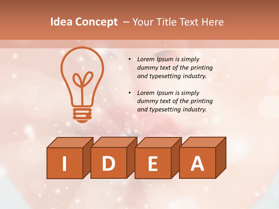 Lipstick Closeup Mop PowerPoint Template