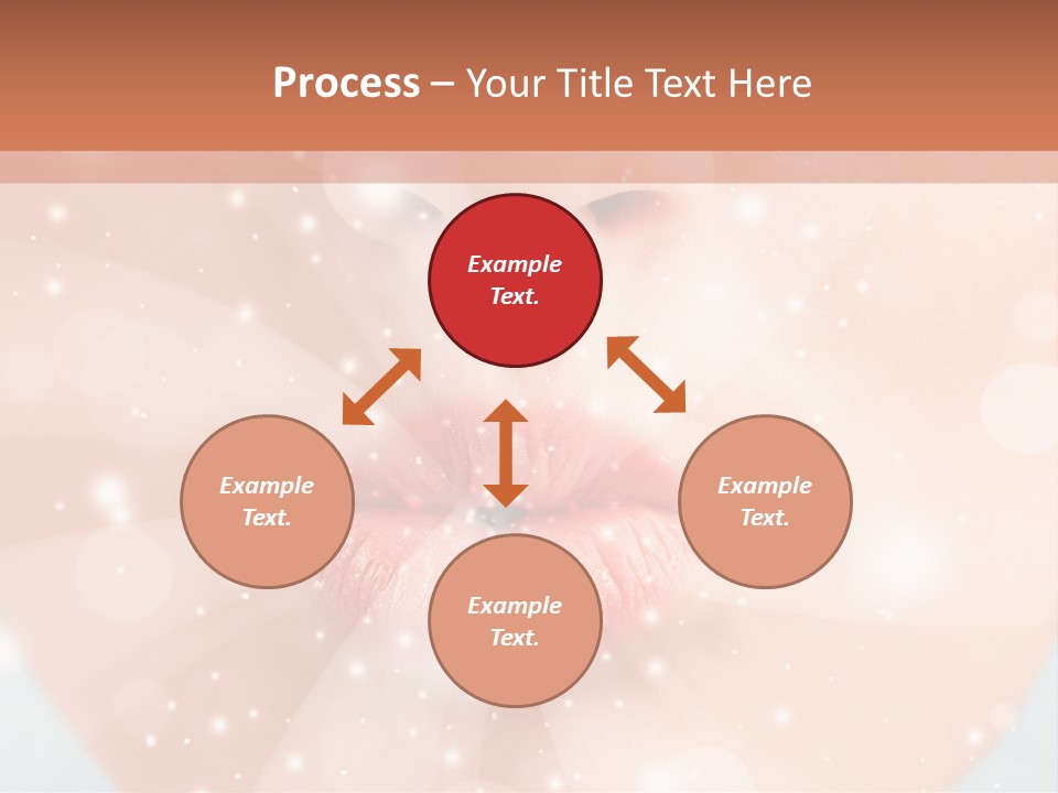 Lipstick Closeup Mop PowerPoint Template