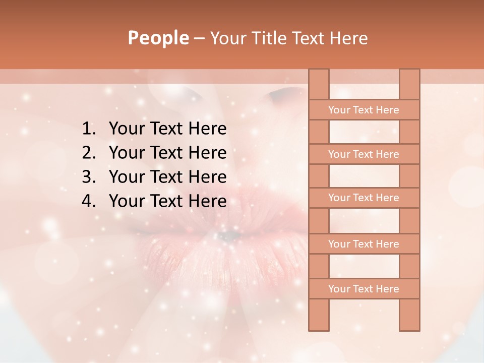 Lipstick Closeup Mop PowerPoint Template