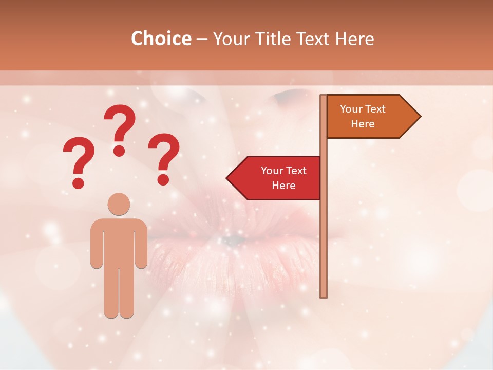 Lipstick Closeup Mop PowerPoint Template