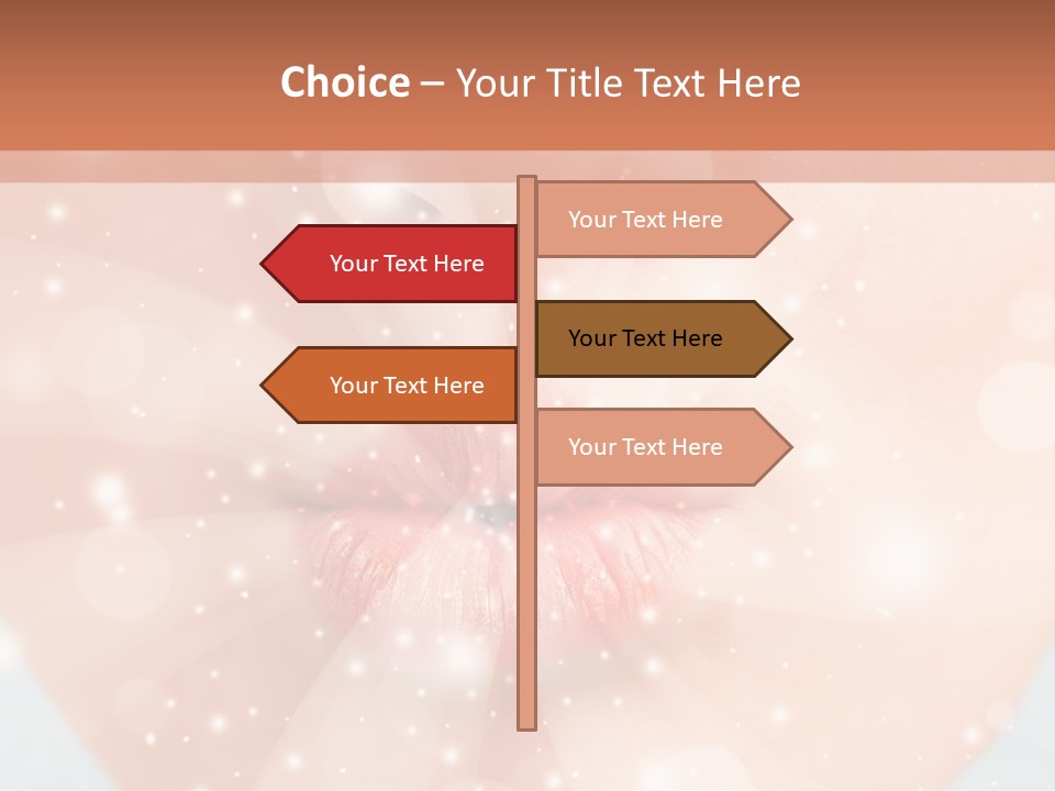 Lipstick Closeup Mop PowerPoint Template