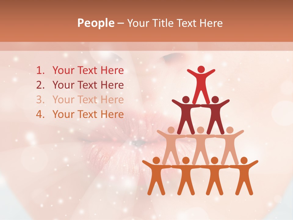 Lipstick Closeup Mop PowerPoint Template