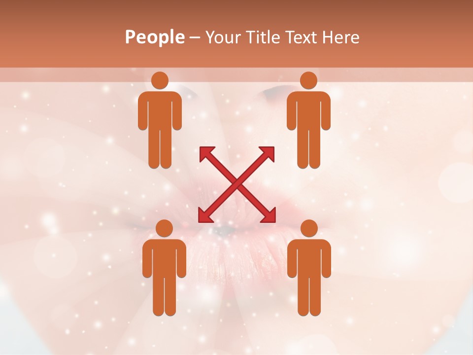 Lipstick Closeup Mop PowerPoint Template