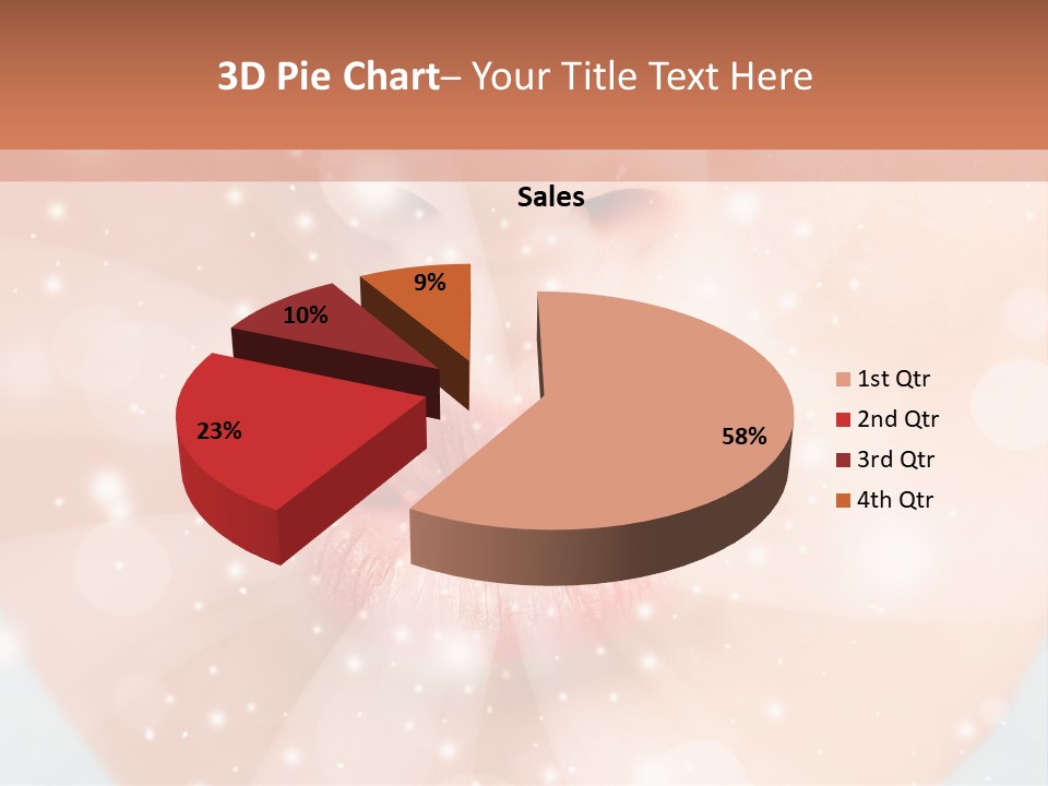 Lipstick Closeup Mop PowerPoint Template