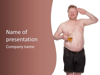 Man Humor Happy PowerPoint Template