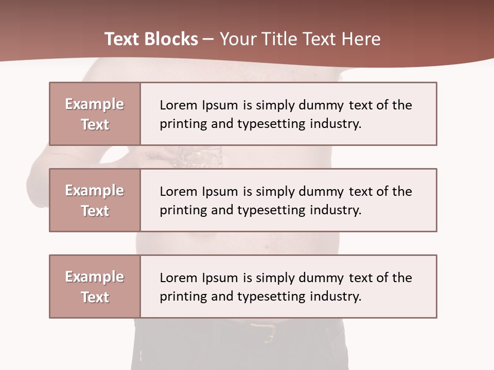 Man Humor Happy PowerPoint Template