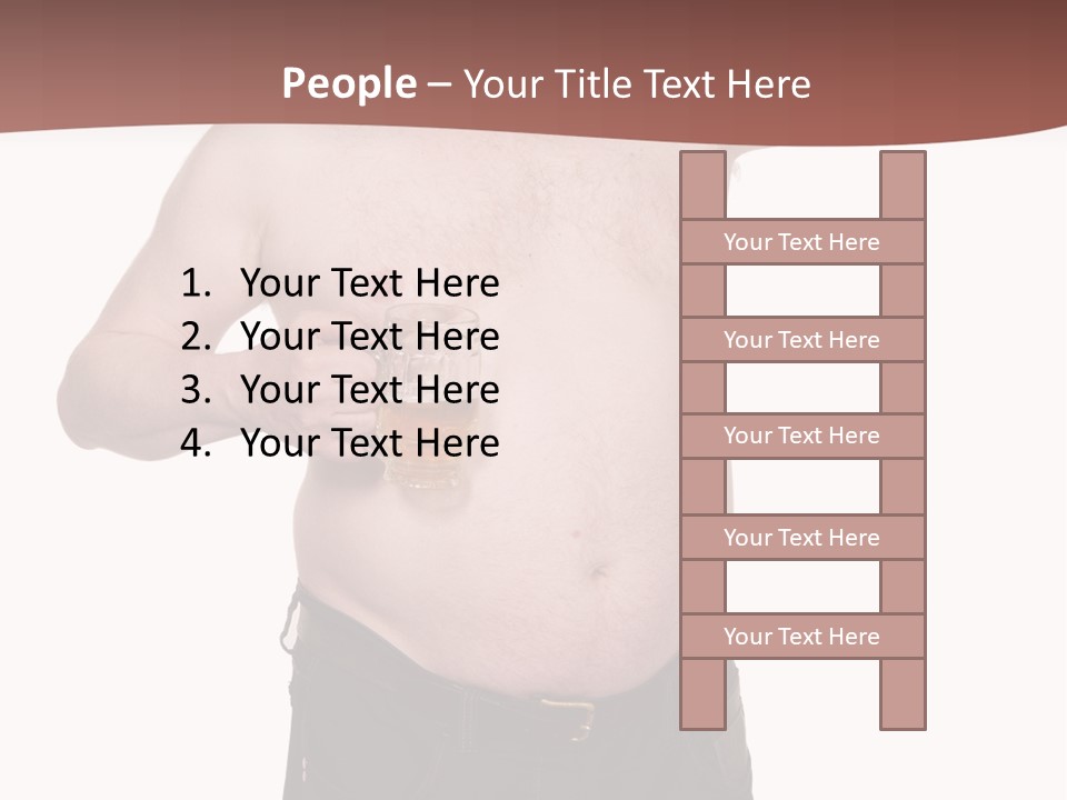 Man Humor Happy PowerPoint Template