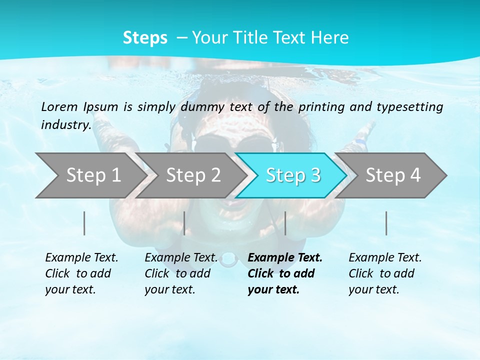 Resort Exercise Space PowerPoint Template