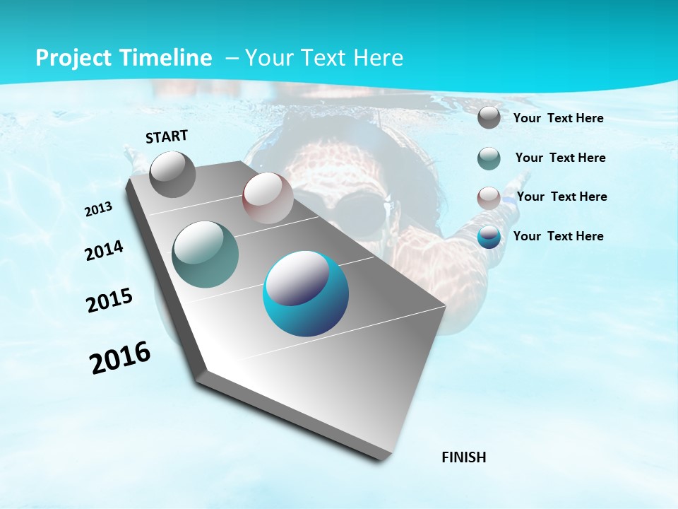 Resort Exercise Space PowerPoint Template