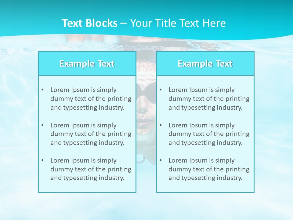 Resort Exercise Space PowerPoint Template
