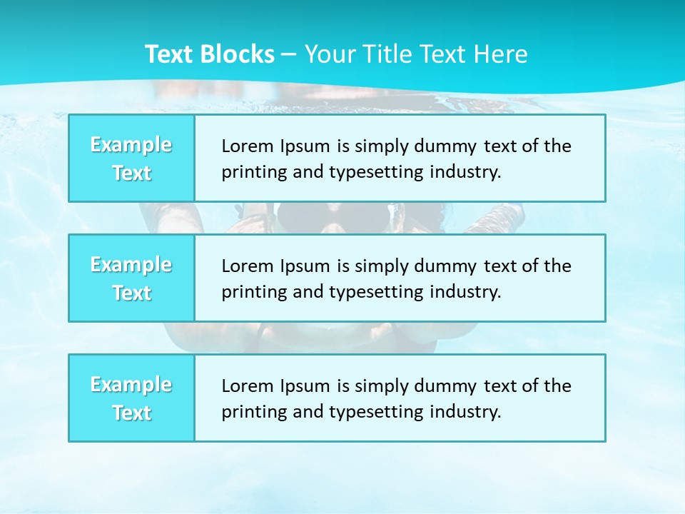 Resort Exercise Space PowerPoint Template
