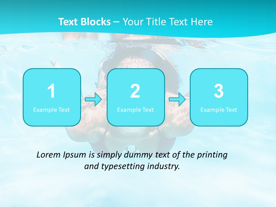 Resort Exercise Space PowerPoint Template