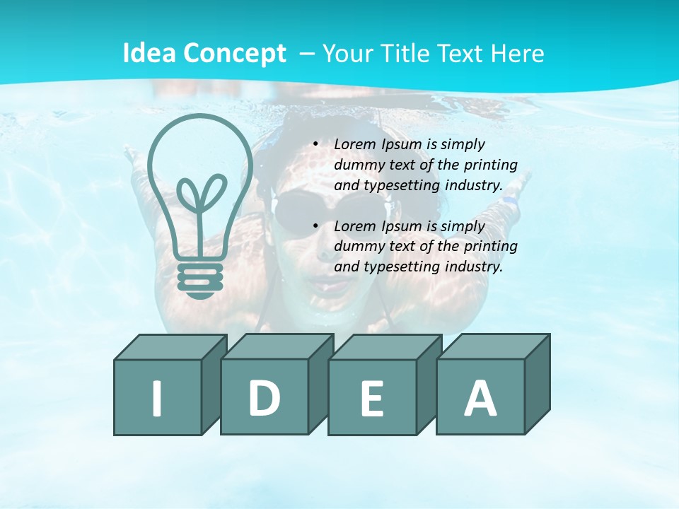 Resort Exercise Space PowerPoint Template