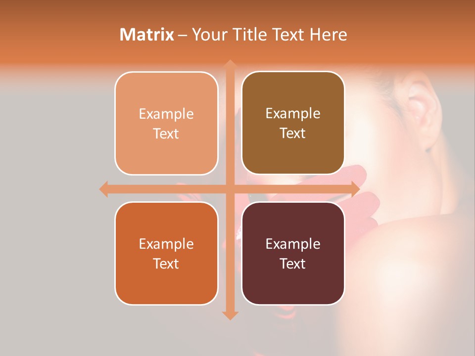 A Woman With Red Gloves And A Ring On Her Finger PowerPoint Template