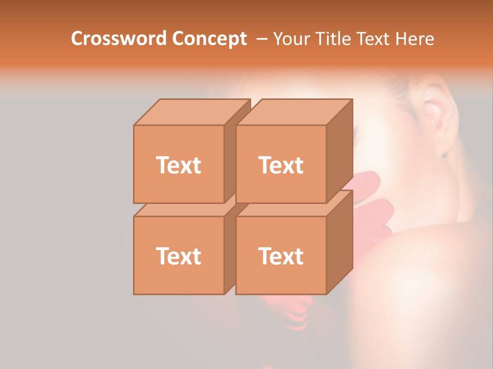 A Woman With Red Gloves And A Ring On Her Finger PowerPoint Template