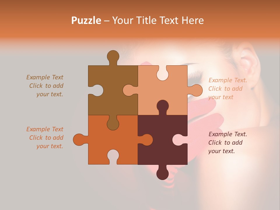 A Woman With Red Gloves And A Ring On Her Finger PowerPoint Template