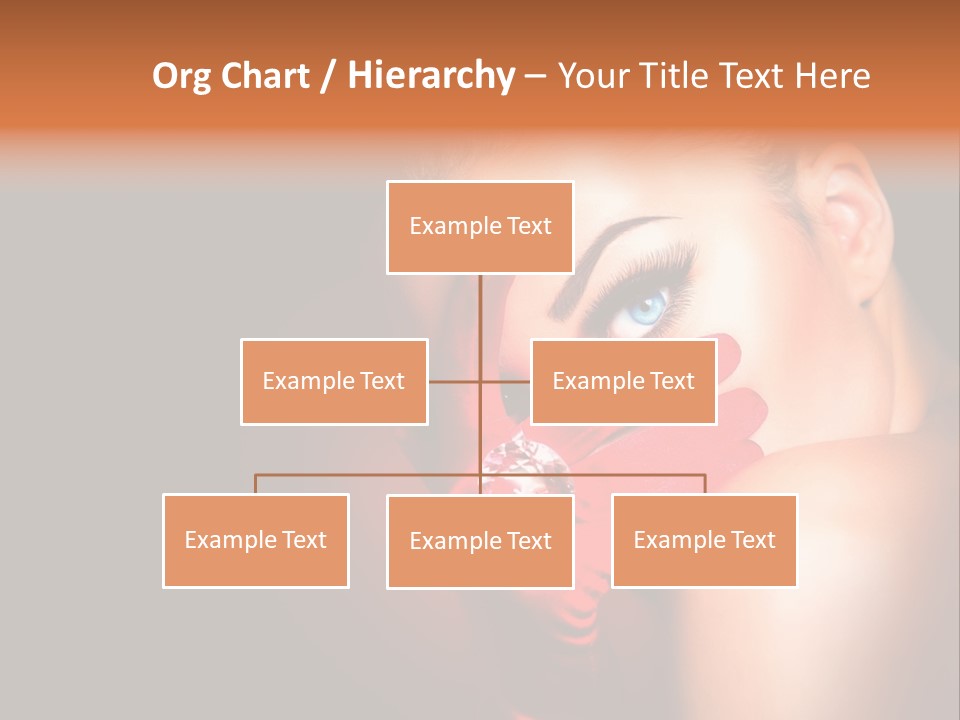 A Woman With Red Gloves And A Ring On Her Finger PowerPoint Template