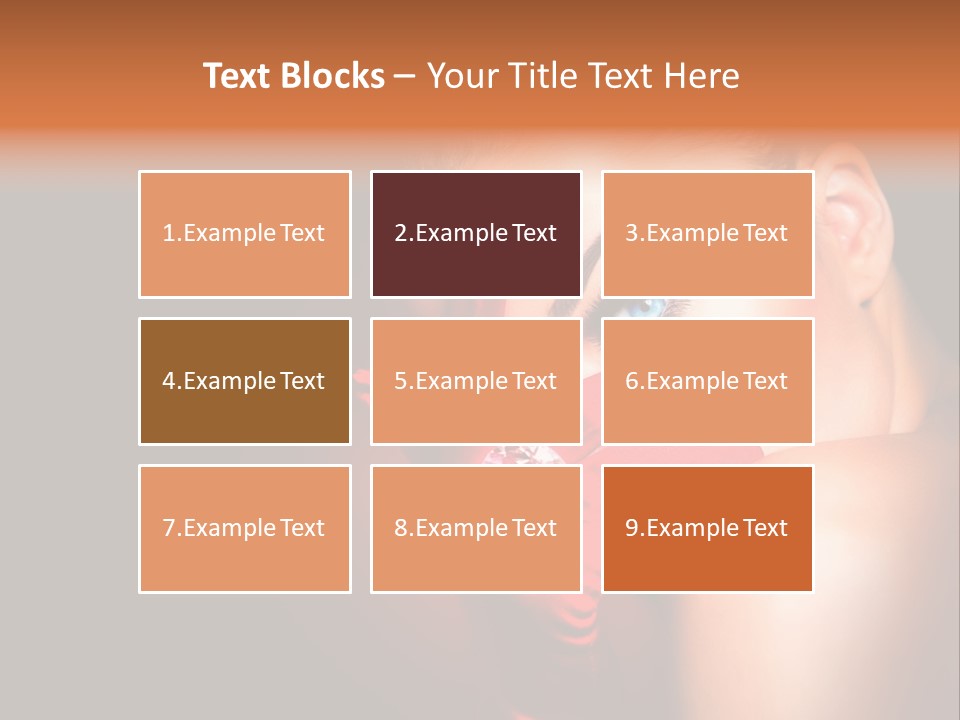 A Woman With Red Gloves And A Ring On Her Finger PowerPoint Template