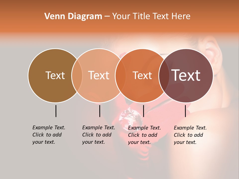 A Woman With Red Gloves And A Ring On Her Finger PowerPoint Template